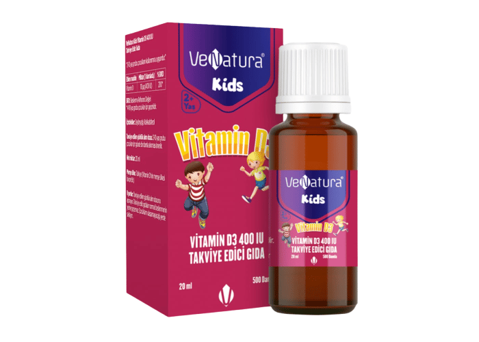 Kids Vitamin D3 400 IU (20ml) - Venatura