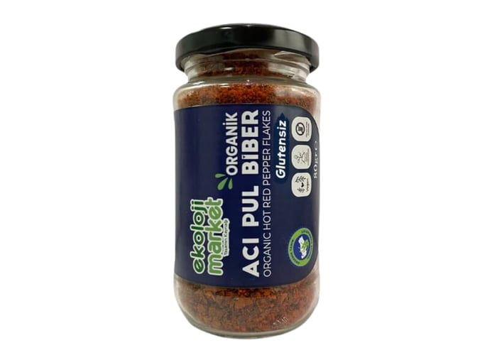 Organik Acı Pul Biber (80gr) - Ekoloji Market