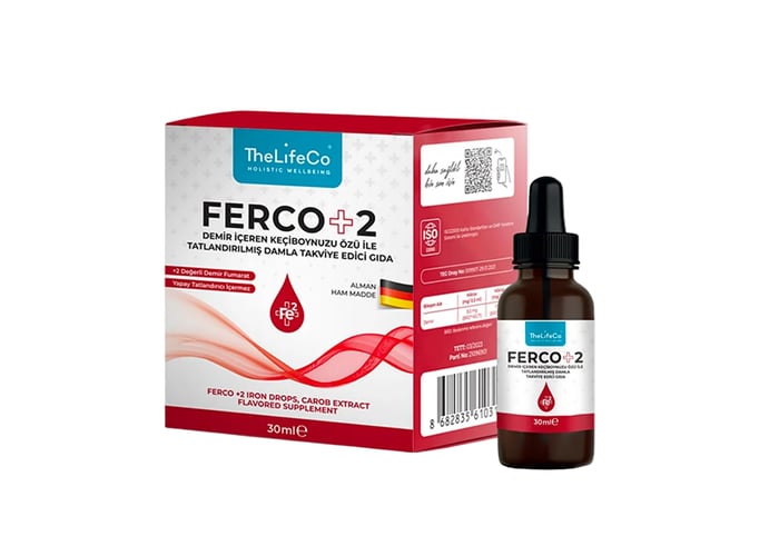 Ferco 2 Değerlikli Demir Damlası (30ml) - Thelifeco