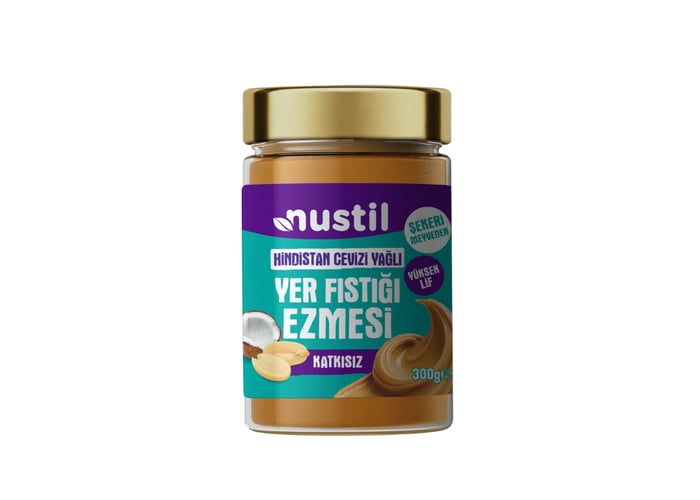 Hindistan Cevizi Yağlı Yer Fıstığı Ezmesi (300gr) - Nustil