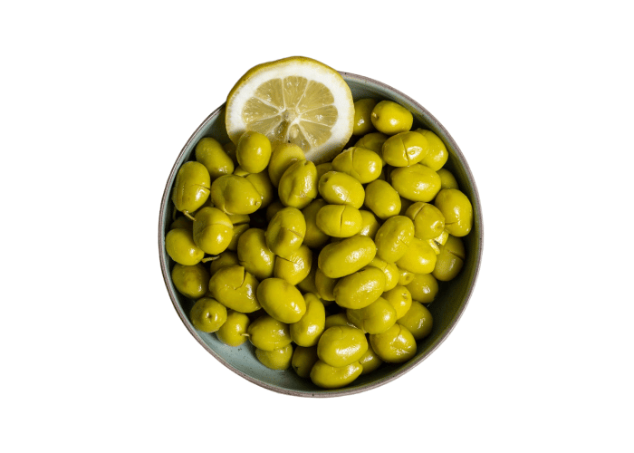 Zerdeçallı Domat Kırma Yeşil Zeytin (400 gr) - Elif Candar