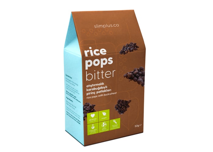 Bitter Karabuğdaylı Pirinç Patlakları (50gr) - Slimplus