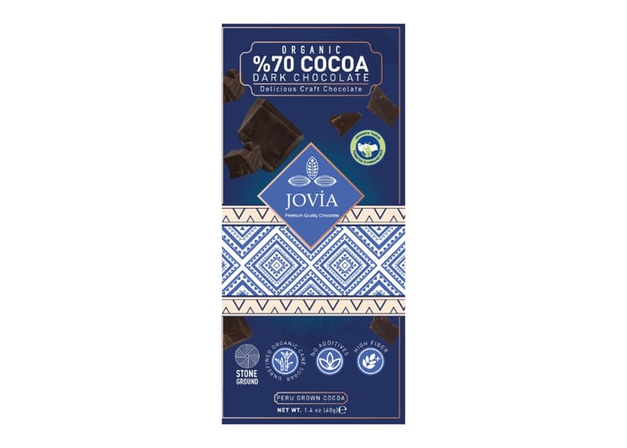 Organik %70 Bitter Çikolata (7 adet x 40gr) - Jovia