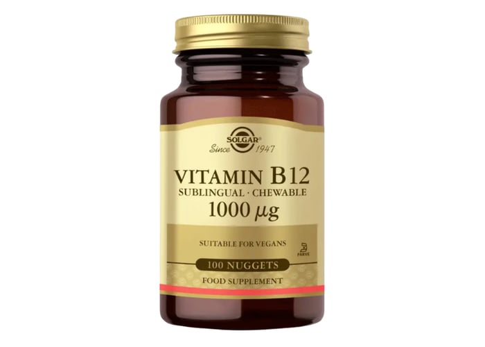 Solgar Vitamin B12 (100 kapsül, 1000mcg)