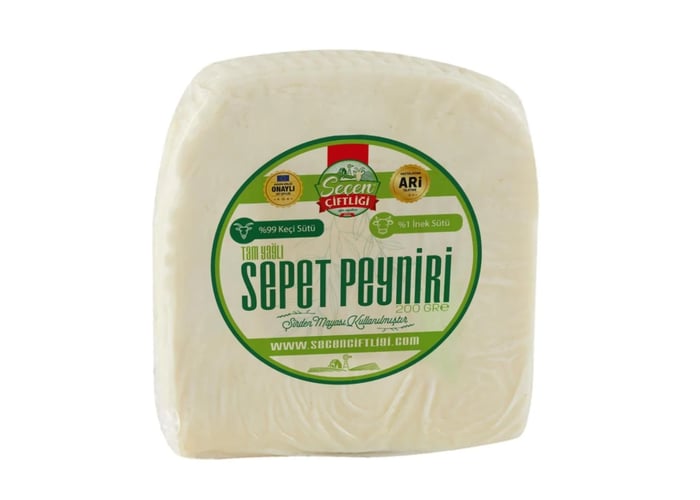 Tam Yağlı Keçi Sepet Peyniri (200gr) - Seçen Çiftliği