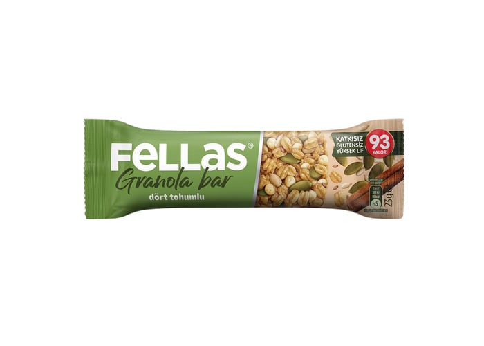 Dört Tohumlu Granola Bar (23gr) - Fellas
