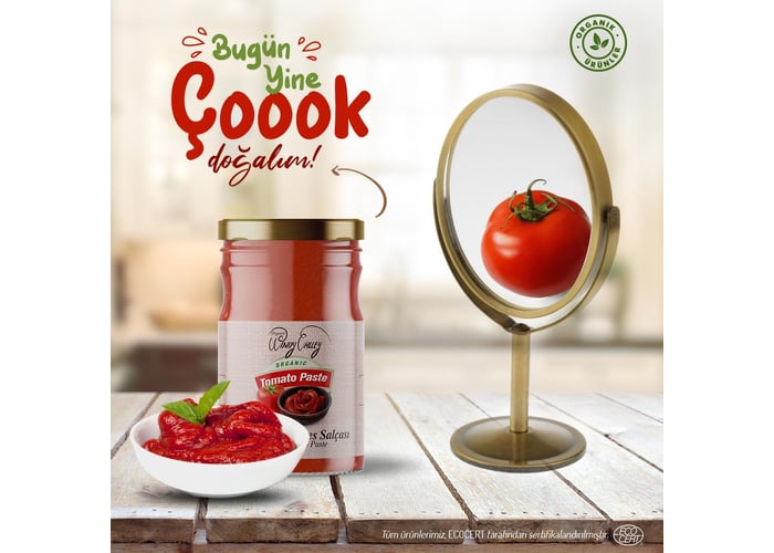 Organik Domates Salçası Paketi (650gr x 2 adet) - Windy Valley