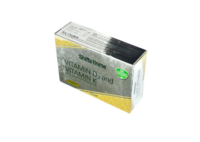 D3 ve K Vitamini (30 kapsül) - Shiffa Home