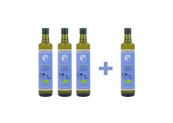 Can Paşa Organik Erken Hasat Naturel Sızma Zeytinyağı (4 adet x 500ml, Soğuk S.) - Bilgem Zeytincilik