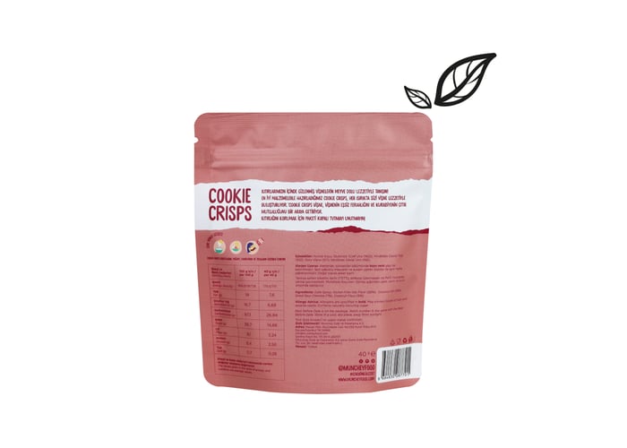 Cookie Crisps Vişne (3 adet x 40gr) - Munchey Food