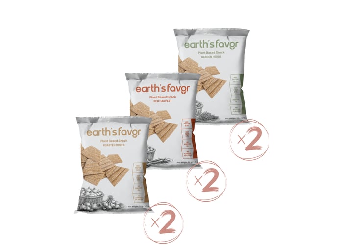 Earth\s Favor Atıştırmalık Seti 1 (50gr x 6 adet)