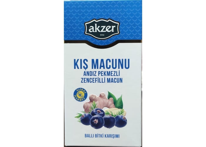 Kış Macunu Andız Pekmezli ve Zencefilli (300gr) - Akzer