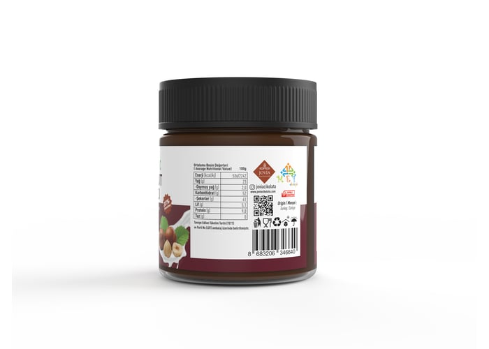 Organik Sütlü Çikolatalı Fındık Kreması (200gr) - Jovia