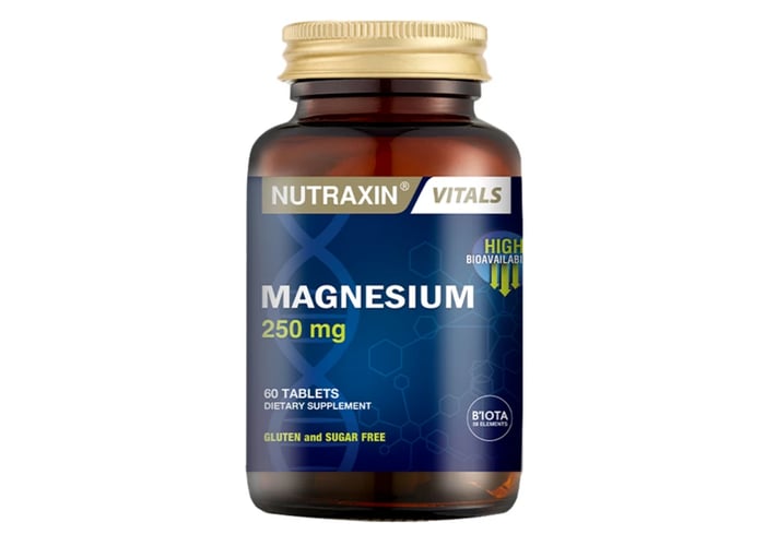 Magnesium (250mg, 60 tablet) - Nutraxin
