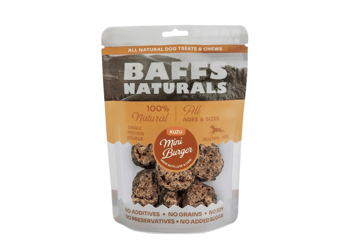 Baffs Naturals Kuzu Mini Burger Doğal Köpek Ödül Maması (100gr)