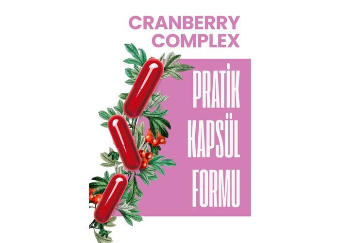 Cranberry Complex - Turna Yemişi Ekstresi, D-mannoz, Probiyotik (30 kapsül) - Vitisfera