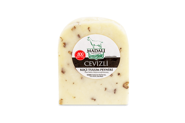 Cevizli %100 Keçi Tulum Peyniri-Madalı