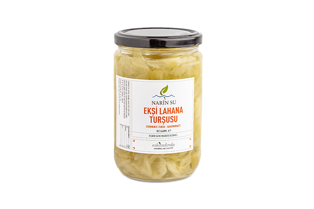 Doğal Fermente Ekşi Lahana Turşusu - Sauerkraut (Narinsu, 660ml)