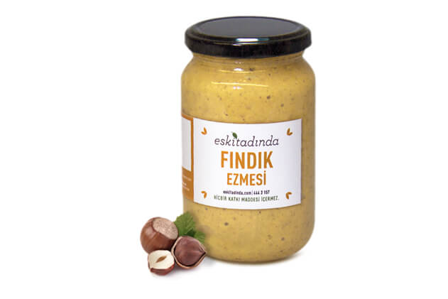 Giresun Fındık Ezmesi (%70 Fındık, %30 Pancar Şekeri, 375gr)