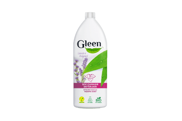 Gleen Sıvı Çamaşır Deterjanı Lavanta ve Bergamot (1lt)