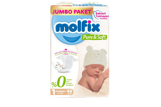 Molfix Pure & Soft Yenidoğan (46adet)