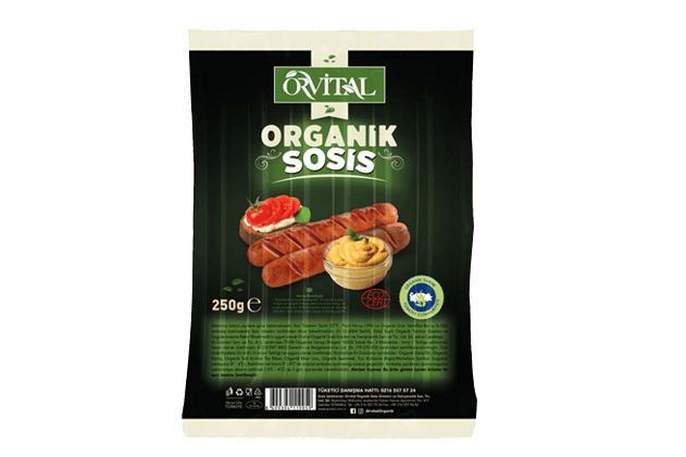 Organik Dana Sosis (Orvital, 250gr)