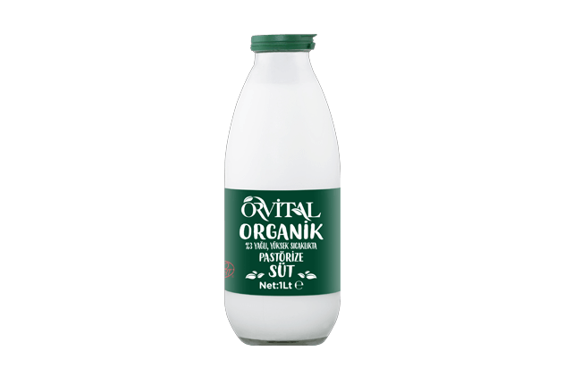 Organik Pastörize Süt (Orvital, 1LT)