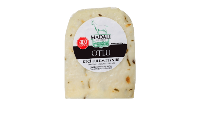 Sarımsak Otlu Keçi Tulum Peyniri (Madalı, 240-260gr)