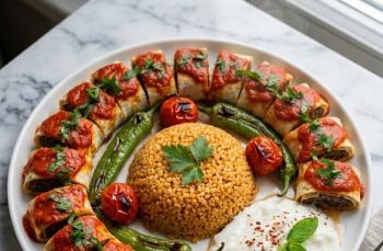 Yufka ile Fırında Beyti Kebap Tarifi (Lokanta Usulü)