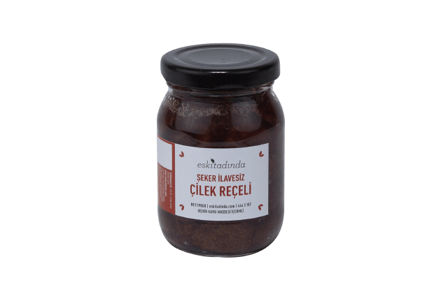 Çilek Reçeli (190gr, Şekersiz)