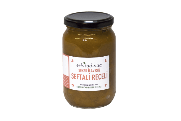 Şeftali Reçeli (355gr, Şekersiz)