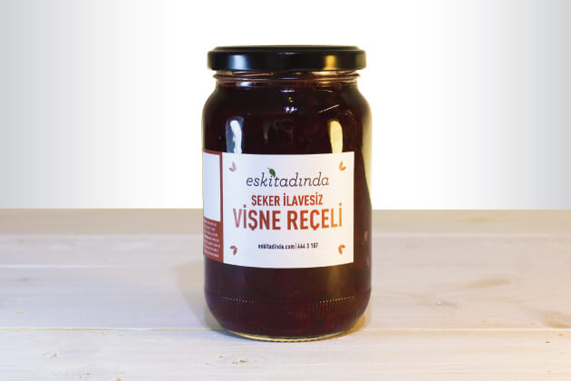 Vişne Reçeli (400gr, Şekersiz)