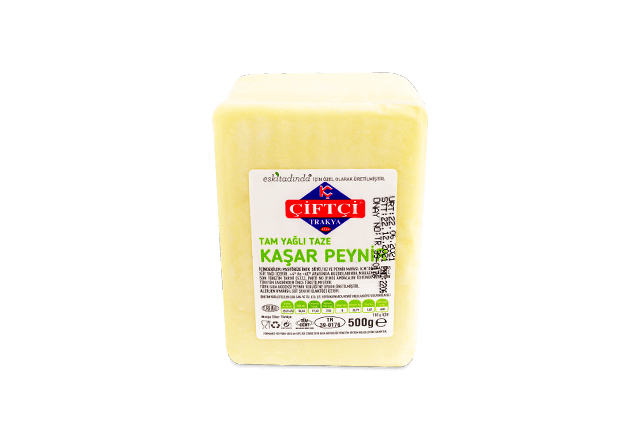 Trakya Taze Kaşar Peynir (Çiftçi, 500gr)