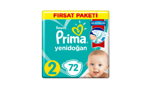 Prima Bebek Bezi 2 Beden (72 adet)