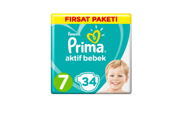 Prima Bebek Bezi 7 Beden (34 adet)