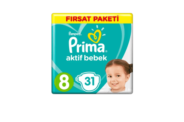 Prima Bebek Bezi 8 Beden (31 adet)