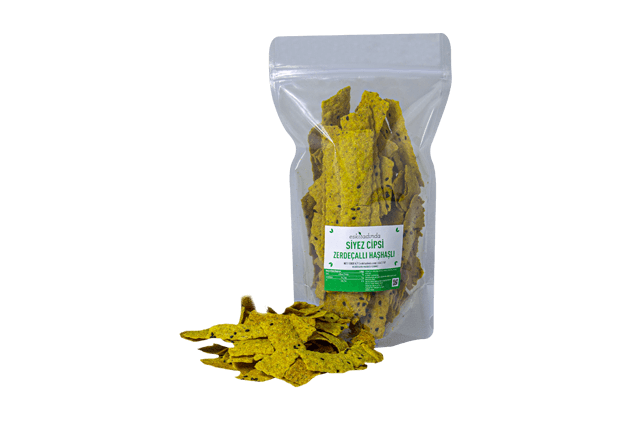 Zerdeçallı Haşhaşlı Siyez Cips